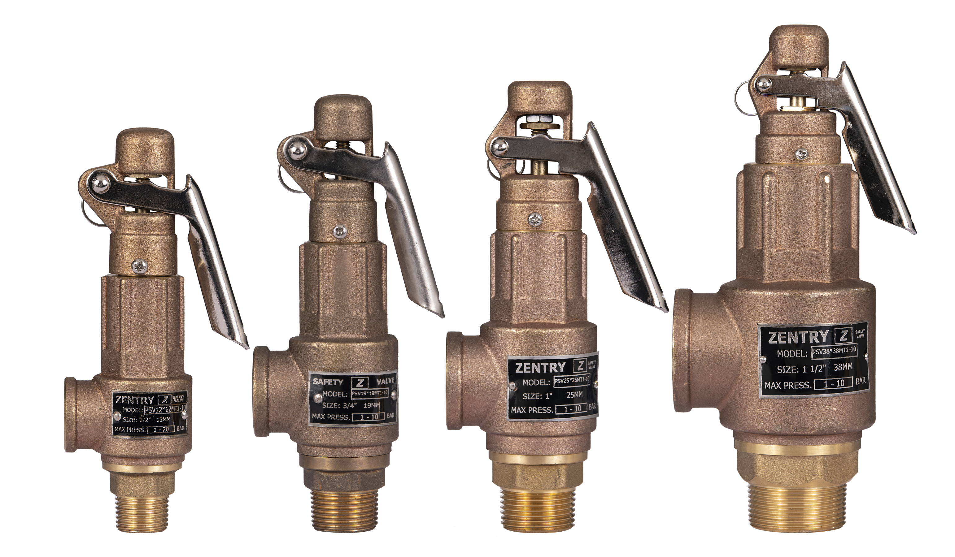 Válvula de Seguridad Zentry NPT-BCE Modelo PSV