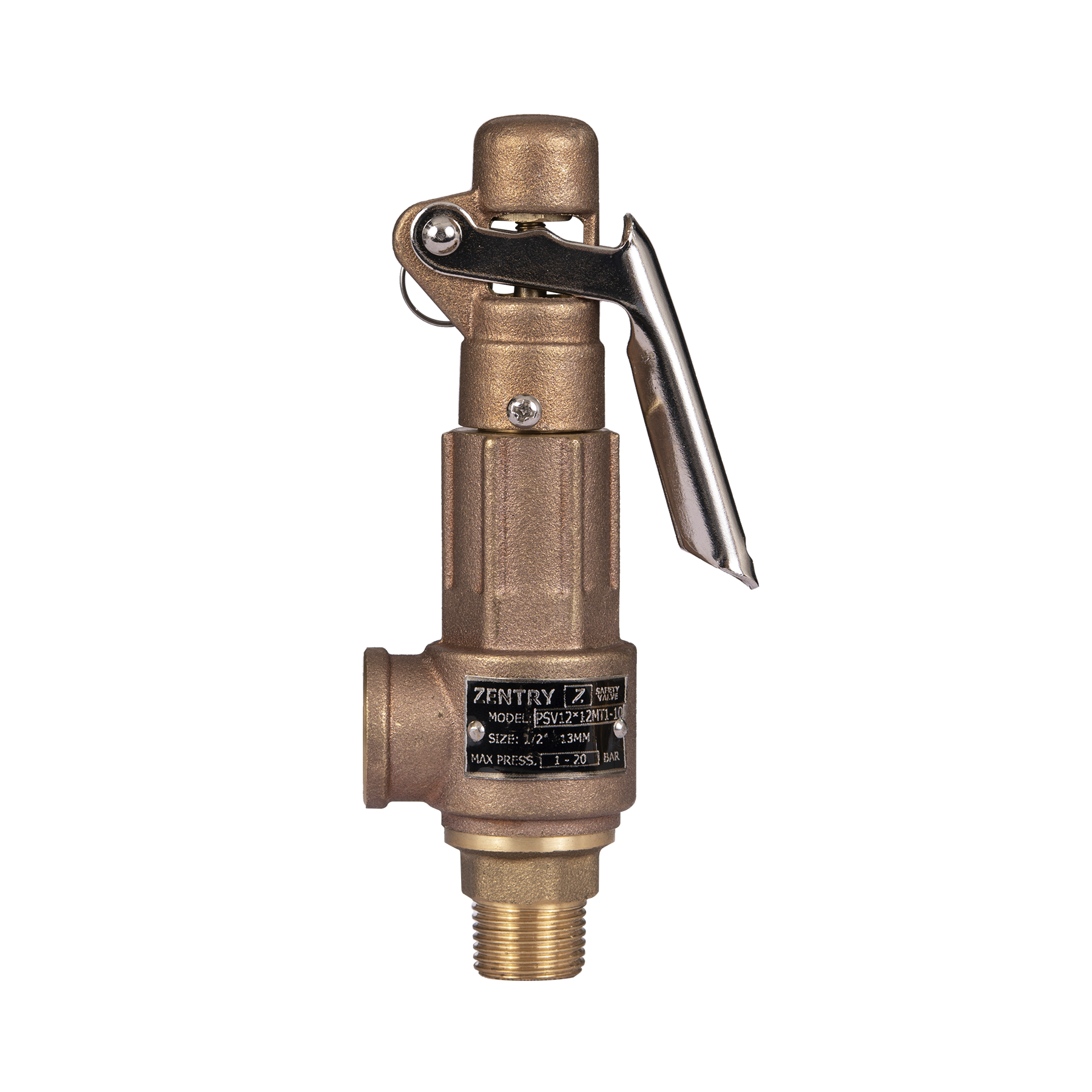 Válvula de Seguridad Zentry NPT-BCE Modelo PSV