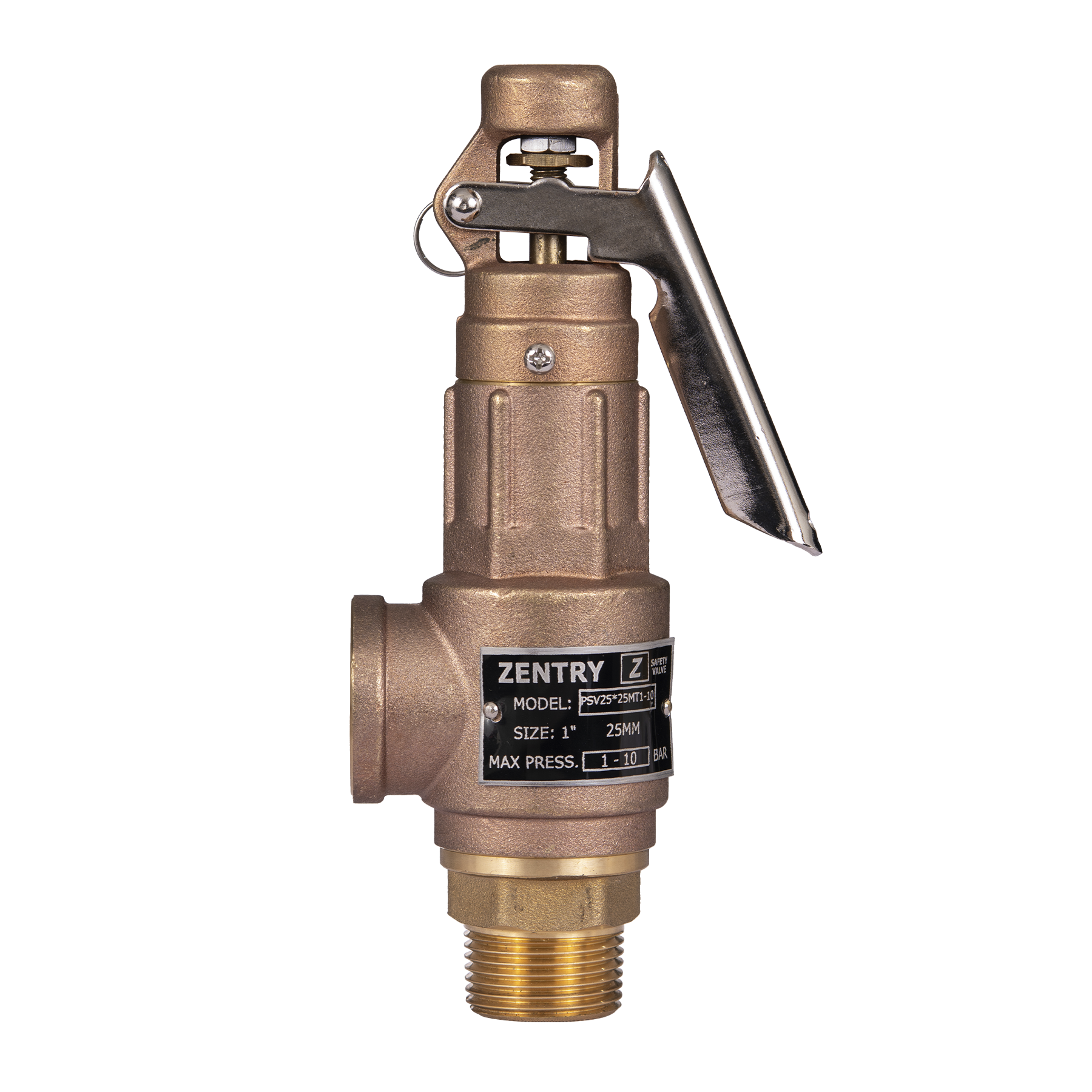 Válvula de Seguridad Zentry NPT-BCE Modelo PSV