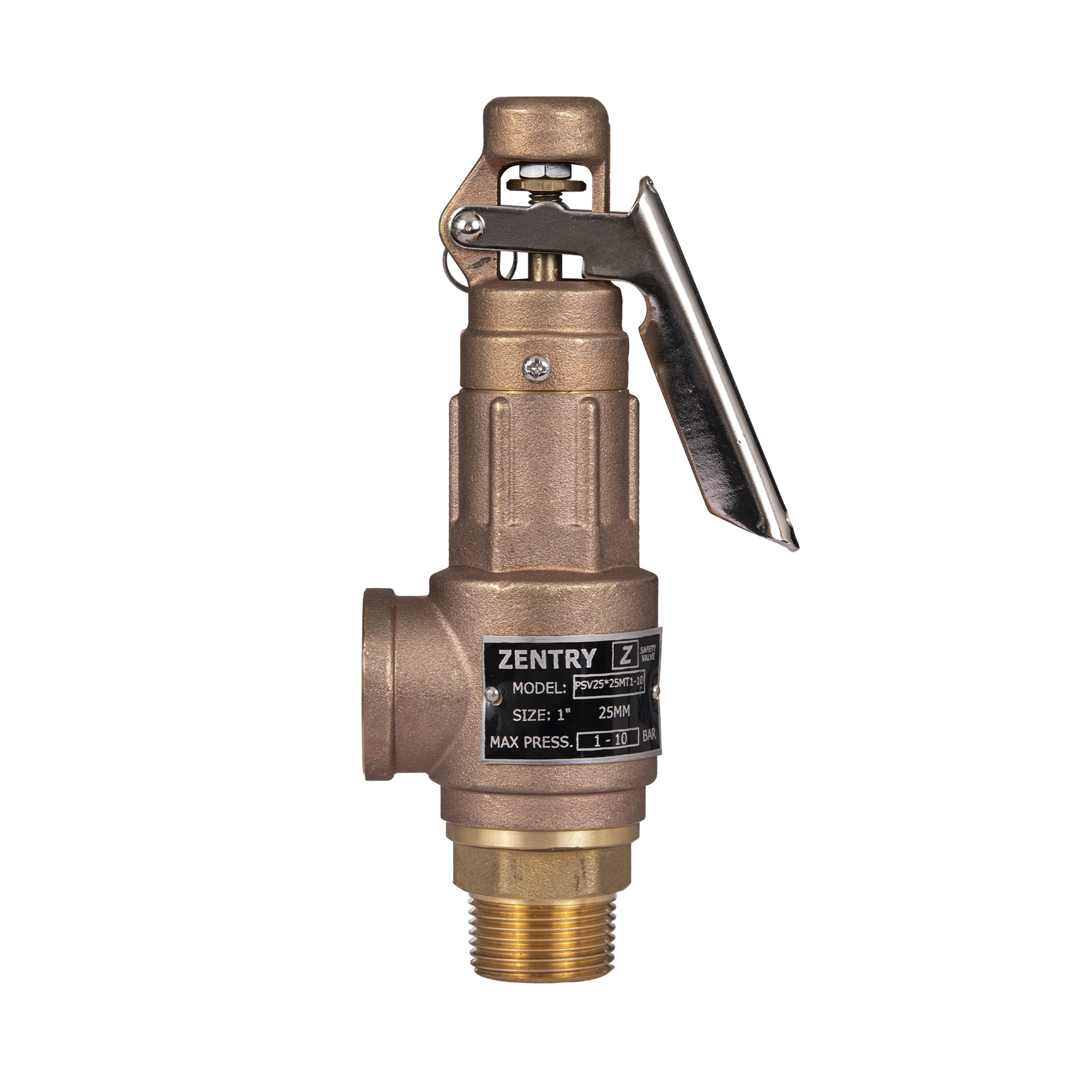 Válvula de Seguridad Zentry NPT-BCE Modelo PSV